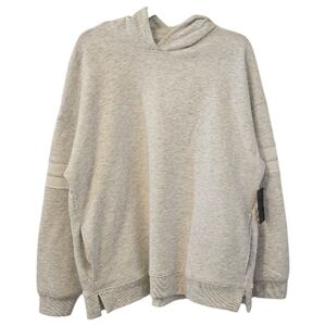 Grey and White Danskin Women's All Star Hoodie